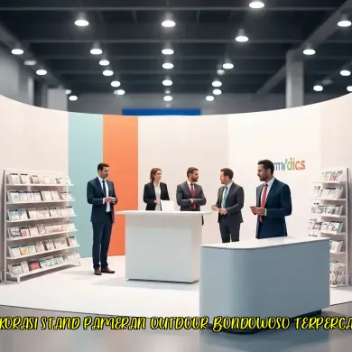 dekorasi stand pameran outdoor bondowoso terpercaya